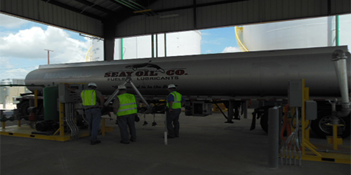 tank truck unloading systems