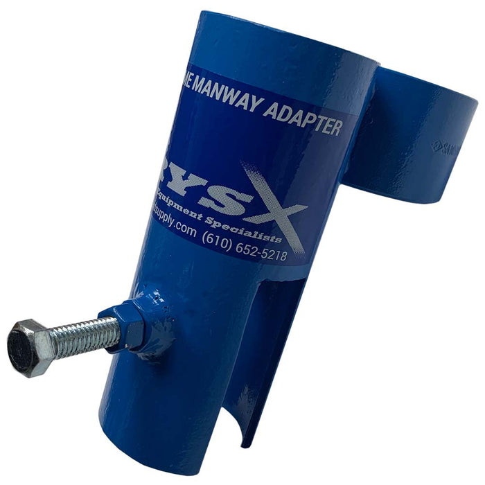 Open Dome Adapter Clamp for Portable Mounting to Tank Manway, RYSX