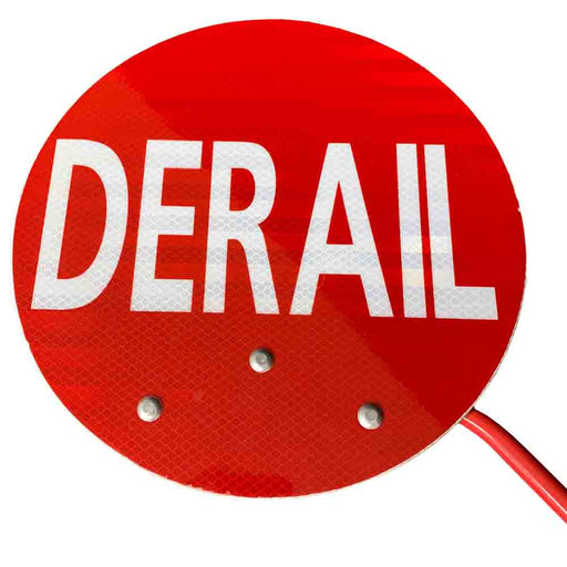 898020-103-03 Portable Derail Staff Assembly, Red