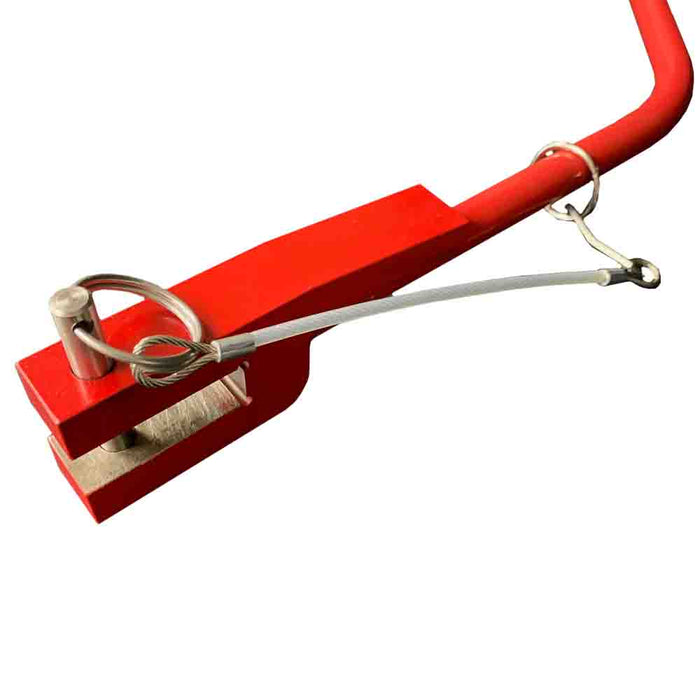 898020-201-02R Portable Derails, Yellow, Right Hand Throw, Orange Work Limits Flag Included