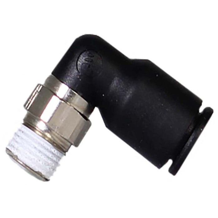 8mm push to connect by 1/8" NPT swivel elbow railyardsupply.com