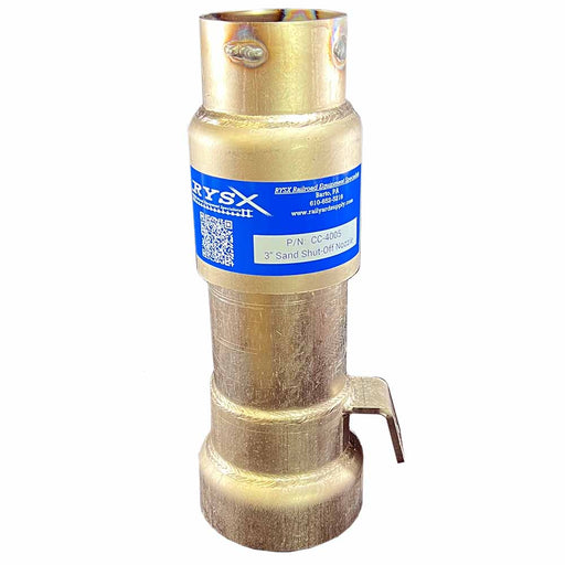 RYSX 3" Sand Shut-Off Nozzles for Railroad Gravity Sand Systems, CC-4005