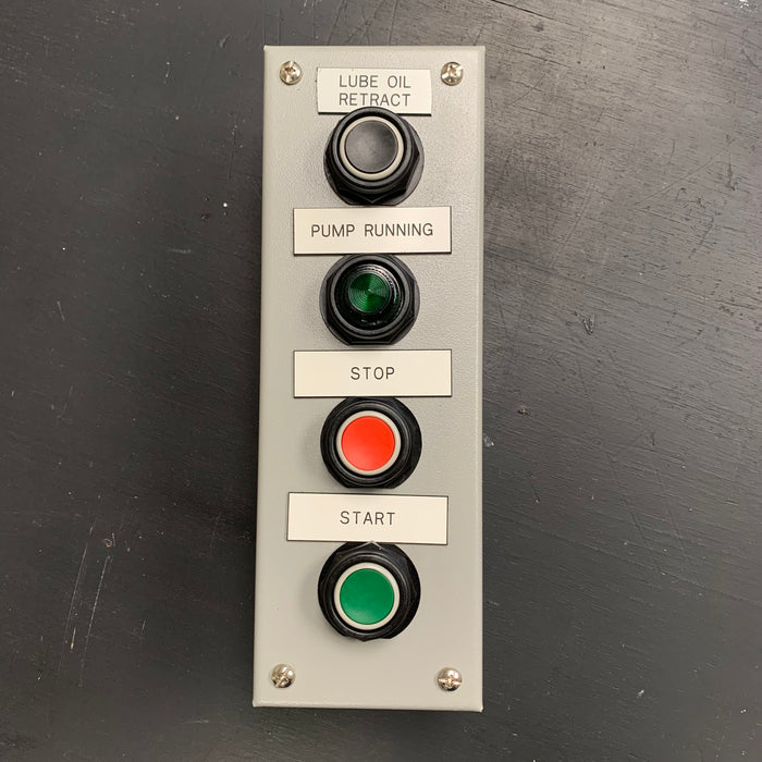 Control Box, Pump Start-Stop-Running, Lube Oil Reel Retract