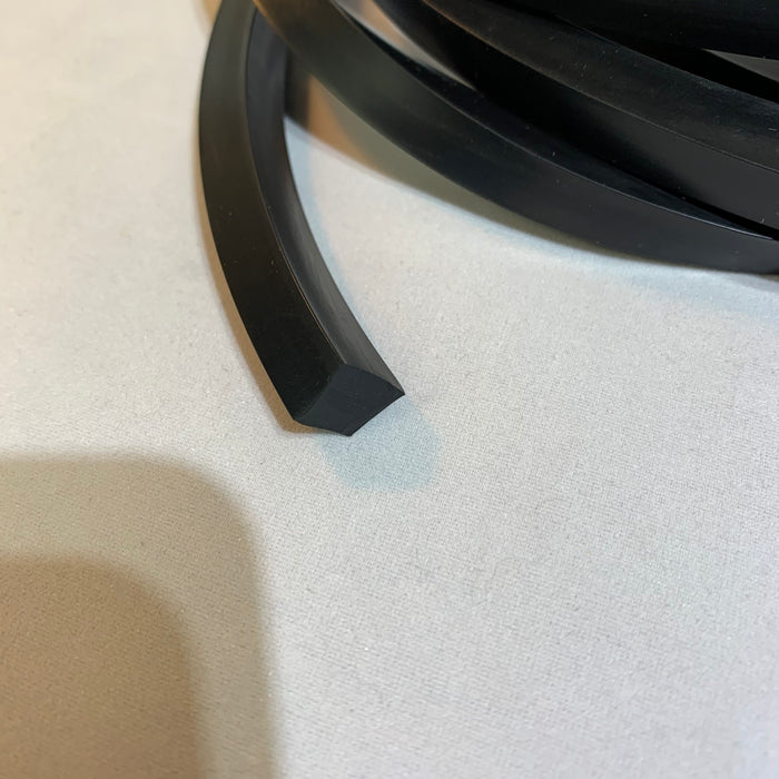 Square Profile O-ring Cord Stock, 0.375" Width, Buna-N