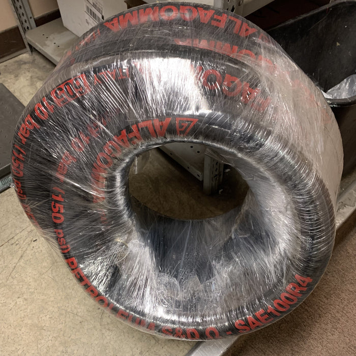 1 in. x 65 ft. Lube Oil Hose for Hose Reels, 1 in. SS Male NPT Threads Both Ends