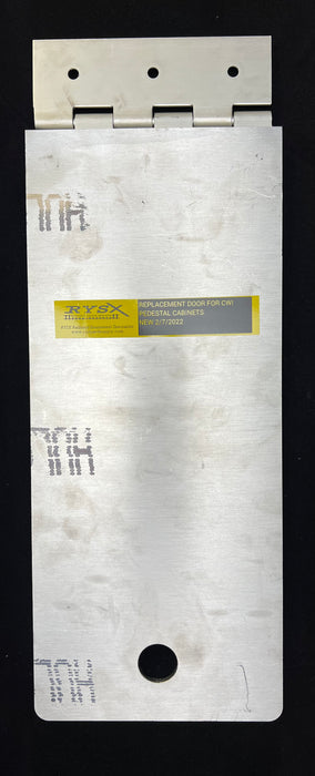 CWI Pedestal Cabinet Replacement Doors, Aluminum
