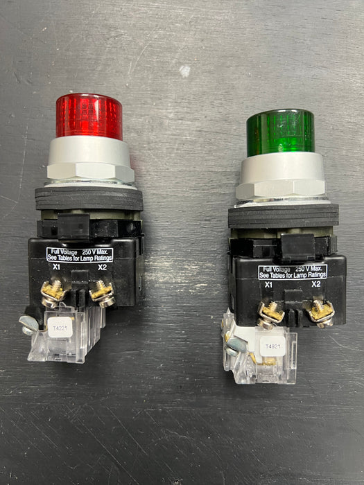 CWI Sand System Start/Stop Push Buttons, Red, Green