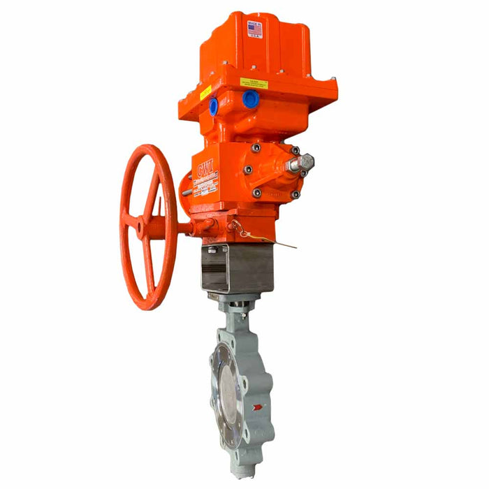 AS10 Spring Failsafe Actuator and 6in HP Butterfly Valve Assembly, 1000 in-lb, Indelac, Pratt