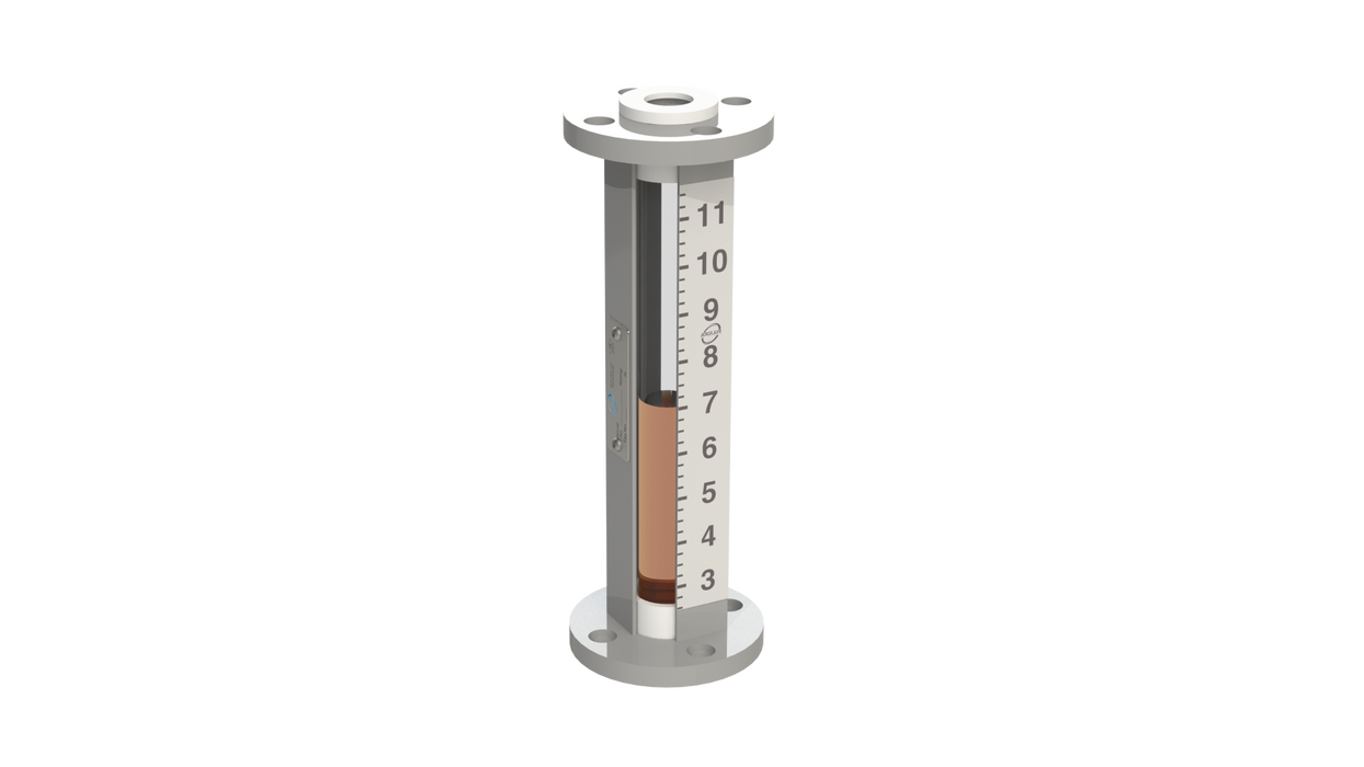 armored sight glass gauge 12-LS-HP10-CS10