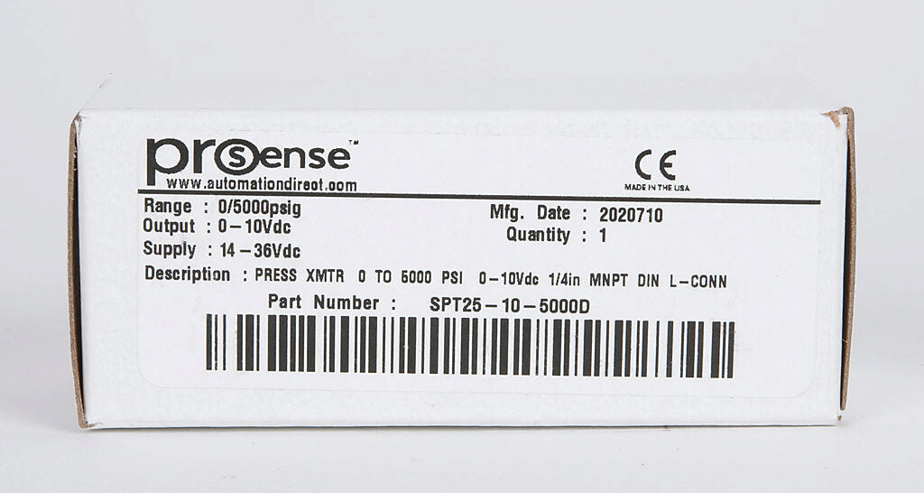 ProSense SPT25-10-5000D Pressure Transmitters