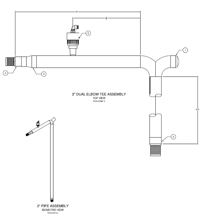 Custom Sand System Piping Assemblies, Stainless Steel