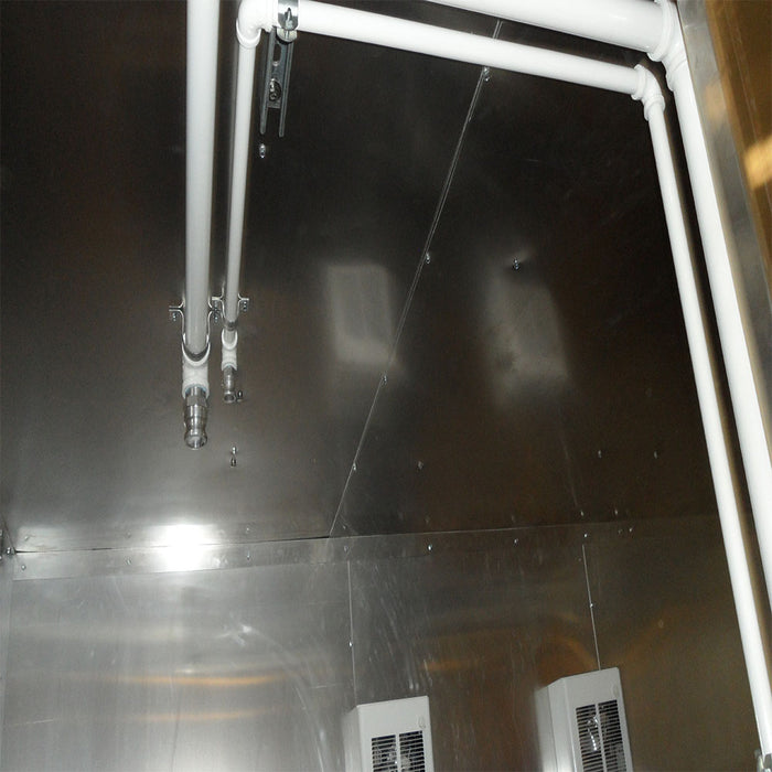 CWI Heated Dual Tote Lube Oil Reel Cabinet and Internal Containment