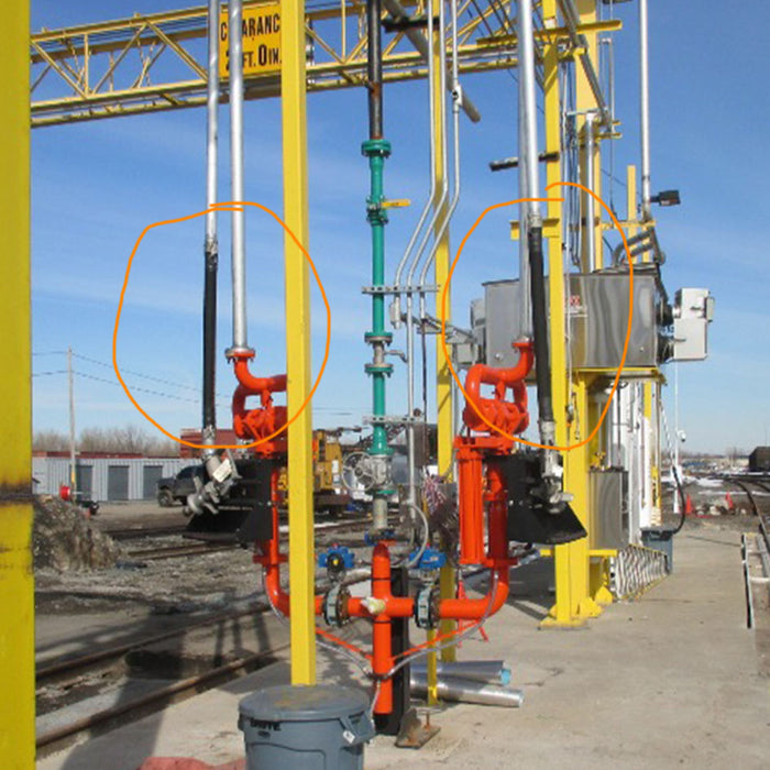 Locomotive Fuel Nozzle Hose Pressure Tested and Certified