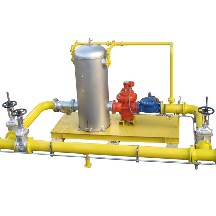 barge unloading meter and air eliminator skid