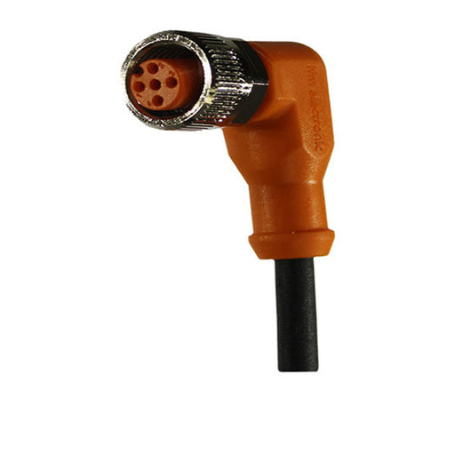 M12 connector plug angled 90 elbow