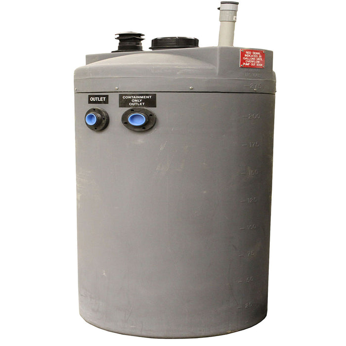 300 gal double walled plastic tank