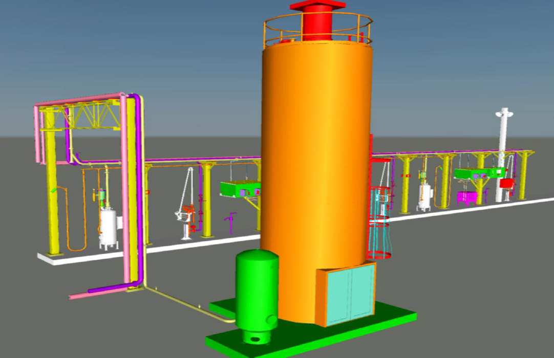 Custom Sand System Piping Assemblies, Stainless Steel