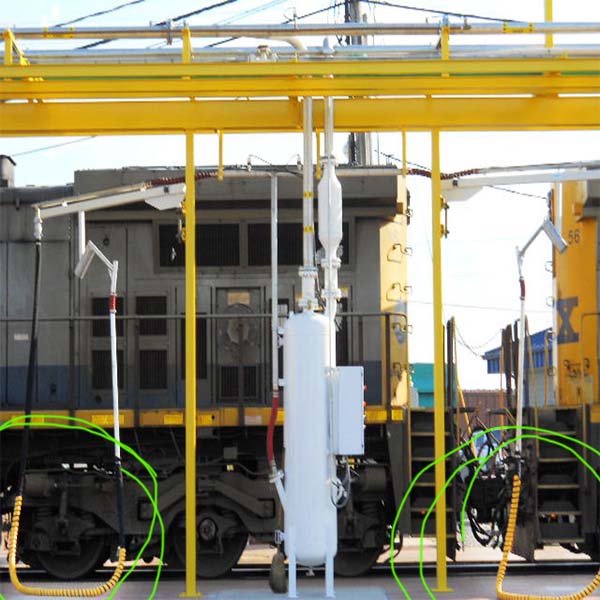 heavy duty spiral hose wrap for sand fuel oil lube hose railroad sand system railyardsupply.com