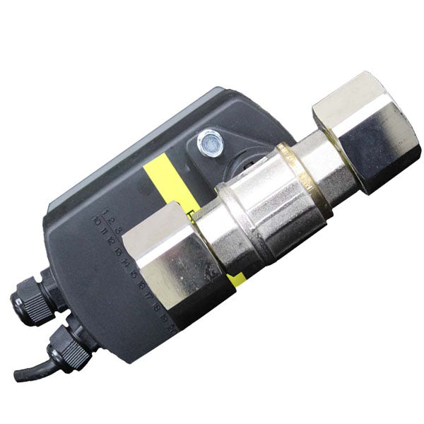 tec-44 automated motorized 1" NPT drain ball valve railyardsupply.com