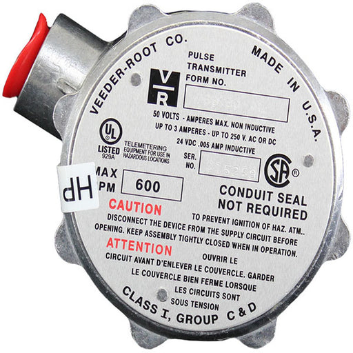 veeder-root mechanical meter register pulse transmitter 100:1 railyardsupply.com