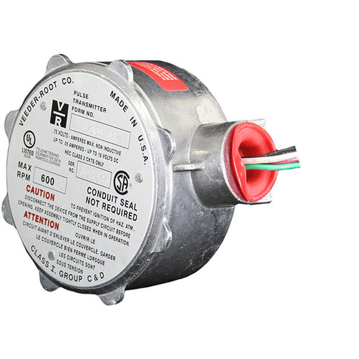veeder-root mechanical meter register pulse transmitter 100:1 railyardsupply.com
