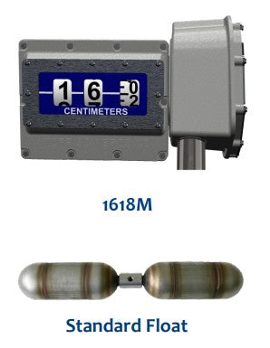 Morrison Bros Fig. 1618, 1618M (Mechanical/Metric Mechanical) Vertical Tank Gauges