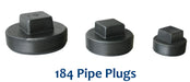 Morrison Brothers Co, 184, Pipe Plugs, plug female threaded opening, Tanks, Piping Systems. Cast Iron or Stainless Steel. 