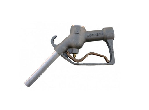 Morrison Brothers Co, 200, Farm/Utility Nozzle, Lightweight manually-operated shut-off nozzle, used for gravity and low pressure fueling, Spouts are replaceable and available in either leaded or unleaded sizes.