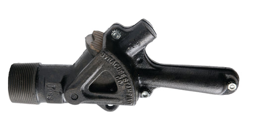 Morrison Brothers Co, 215ALH, Oil and Molasses Gate Valve with Long Handle, Manually operated shut-off valve, for use with heavy oils, for use with other non-flammable viscous fluids stored in non-pressurized containers. Pad-lockable up to and including 2″ size, Long handle option for greater leverage when dispensing, Body: Cast iron, Faceplate: Brass, Long handle: Cast iron. 