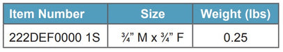 Morrison Brothers Co, 222DEF, Swivel, Inline With NPT Threads, Def Compatible. Installed between the nozzle and the dispensing hose. Construction materials well suited for use with Diesel Exhaust Fluids (DEF). Reduces hose damage and wear, Improves operator handling, 50 PSI maximum pressure.