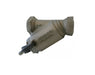 Morrison Brothers Co, 285Al, Bottom Clean-Out Line Strainer - Threaded, Aluminum, used in pipelines, filter debris, Strainer basket is removable for cleaning and/or replacement, Basket access is from the bottom. 