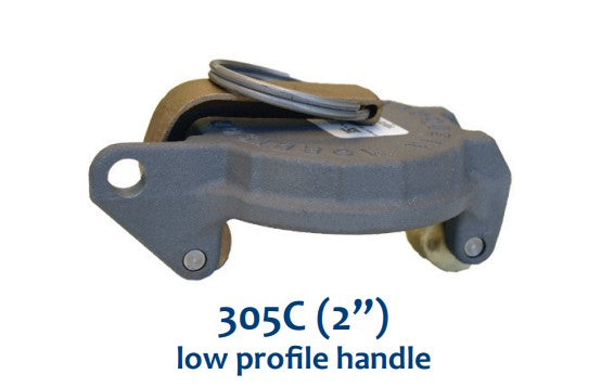 Morrison Brothers Co, 305C Top Seal Cap - 2 Inch, Keeps water, dirt, and debris out of the tank, Lockable with a padlock, Prevents vapors from escaping, Low profile models when space is limited.