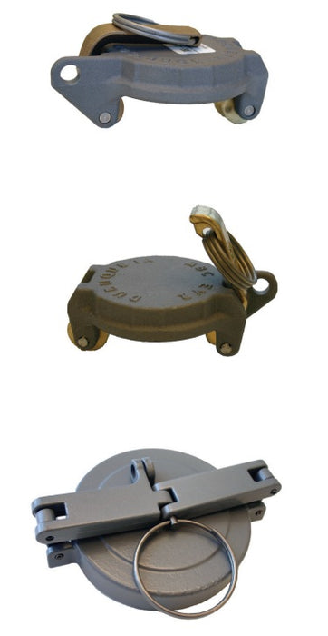 Morrison Brothers Co, 305C Top Seal Cap - 2 Inch, Keeps water, dirt, and debris out of the tank, Lockable with a padlock, Prevents vapors from escaping, Low profile models when space is limited.