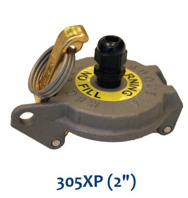 Morrison Brothers Co, 305, 305XP, 305XPA, Tank Monitoring Cap - 2 inch, Tank Monitoring Cap/Adaptor Combination - 2 inch, 4-Inch. 