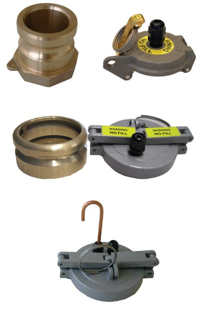 Morrison Brothers Co, 305, 305XP, 305XPA, Tank Monitoring Cap - 2 inch, Tank Monitoring Cap/Adaptor Combination - 2 inch, 4-Inch. 