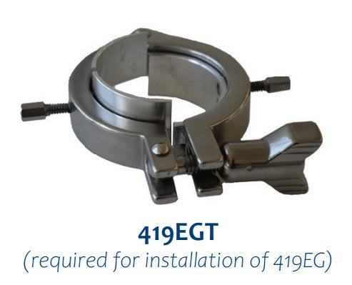 Morrison Brothers Co, 419EG, 419EGT, drop tube extender sleeve, installation tool to connect
the sleeve to the drop tube.