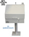 Morrison Brothers Co, 515, 515OEM, AST Remote Spill Container, Wall Mount AST Remote Spill Container, White steel remote fill container with 15‑gallon capacity and lockable weather‑tight lid, Powder‑coated white steel remote fill container constructed with 12‑gauge steel body and lid, Container and lid: 12-gauge steel, powder coated white, UL 2583 listed. 