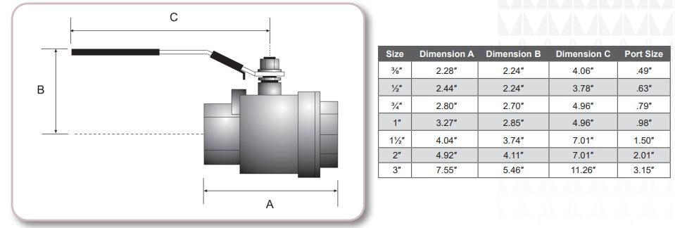 Morrison Brothers Co, 691, 691B, 691BSS, Full Port Ball Valve, Fuel Piping Systems, Shut Off, Quarter turn operation, Full port for maximum flow and minimum pressure drop, Partial Open Position For Flow Control, Double Seal, Blowout proof stem, 691B/BSS is lockable with a padlock, 691A is spring loaded auto return, 600 PSIG, 450 PSIG,  1000 PSIG, Can be used for air service.