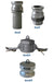 Morrison Brothers Co, 800A, 800B, 800C, 800D, 800E, 800F, 800DC, 800DP, Cam-and-Groove Fitting - Male Adaptor/Female Thread, connect and disconnect components quickly, fluid handling.