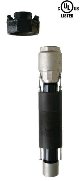 Morrison Brothers Co, 9095AM, Overfill Prevention Valve, 9095AM3200 AV, 9095AM3300 AV, prevent overfilling
storage tanks, providing a positive shut-off during a pressurized fill, Installs directly onto a 4” or a 6” riser or top mounted spill container, Minimum shut-off height is 2” from the tank top, 2.35” of float height adjustment, Full flow to shut-off point, cushioned closure eliminates shock, Integral pressure relief,  Integral anti-siphon function.