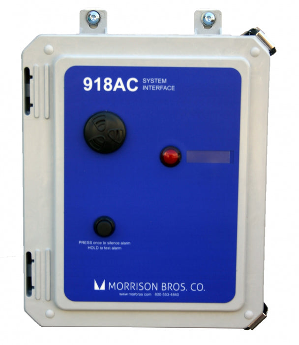 918AC System Interface, System Interface, AC-Powered Console, Monitor 1 to 4 Simple Input Switch Devices, provide both audible and visual indication when
an input switch is activated, 1 to 4 configurable relay outputs, to interface with remote audible and visual
indicators or other external simple switch-activated devices, Audible alarm ON/OFF selectable by channel, Auto silence ON/OFF selectable by channel, Normally open (NO) or normally closed (NC) selectable on input and output,  Output relay activation,