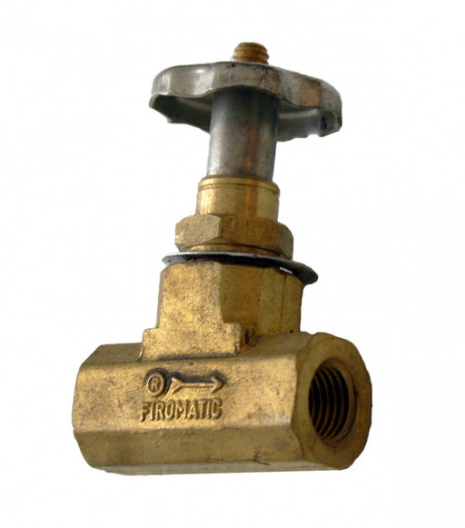 Morrison Brothers Co, 939, Fusible Globe/Gate Valve, shut off product flow in the event of fire, Fusible element integrated into the hand-wheel melts at
165°F causing the valve to close, Recommended use with fuel oil and kerosene service, Not intended for use as a block valve, intended as a normally open valve, Brass body, bonnet, and stem.