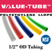 Pneumatic Tubing and Fittings, Hose, Pipe and Fittings, Air Hose, Polyethylene Tubing, Pneumatic Tubing, Polyethylene Tubing, Chemically Inert, BPA Free, UV-Stabilized, Phthalate Free, SF 61® Certified, Black Tubing, Navy Blue Tubing, Green Tubing, Natural Tubing, Red Tubing, Yellow Tubing, Natural Tubing, Value-Tube.  