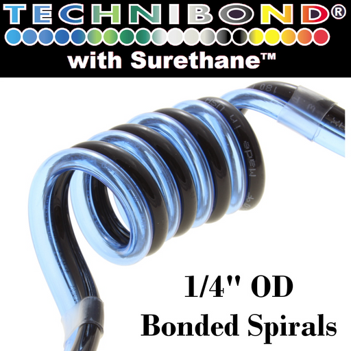 Liquid Loading Accessories, Hose, Pipe and Fittings, Pneumatic Tubing and Fittings, Technibond, Surethane, Bonded Spirals, Bonded, Spirals, ATP, Polyurethane Tubing, Tubing, Bore Bonded Tubing, Certified Surethane, Polyurethane