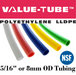 Pneumatic Tubing and Fittings, Hose, Pipe and Fittings, Air Hose, Polyethylene Tubing, Pneumatic Tubing, Polyethylene Tubing, Chemically Inert, BPA Free, UV-Stabilized, Phthalate Free, SF 61® Certified, Black Tubing, Navy Blue Tubing, Green Tubing, Natural Tubing, Red Tubing, Yellow Tubing, Natural Tubing, Value-Tube.  
