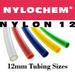 Pneumatic Tubing and Fittings, Hose, Pipe and Fittings, Air Hose, Nylochem® Nylon Pneumatic Tubing, Nylochem® Nylon, Abrasion-Resistant, Tubing, Black Tubing, Clear Tubing, Clear Blue Tubing, Green Tubing, Light Blue Tubing, Navy Blue Tubing, Red Tubing, White Tubing, Yellow Tubing