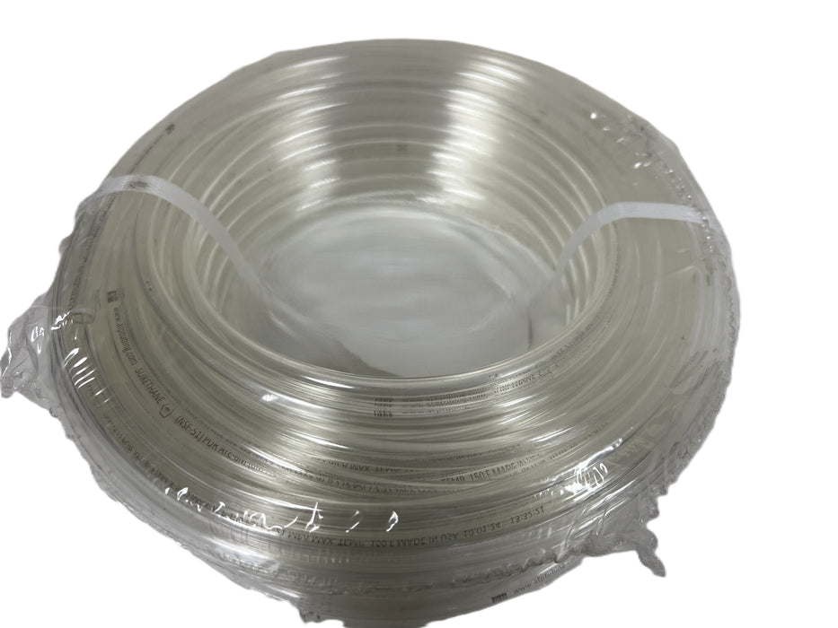 Pneumatic Tubing and Fittings, Hose, Pipe and Fittings, Air Hose, Vinyl-Flex™ PVC Hose, Pneumatic Tubing, Vinyl-Flex™ PVC Hose, Certified for Direct Contact with Potable Water Food & Beverage, Lightweight and Flexible, Phthalate Free, PVC, PVC Hose, Clear Hose, Low Pressure Applications, Fluid, Compressed Gases.