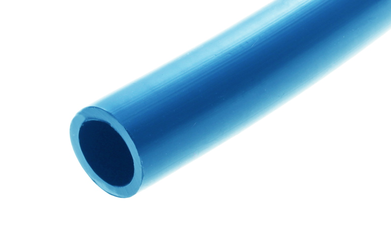 Pneumatic Tubing and Fittings, Hose, Pipe and Fittings, Air Hose, Polyurethane Surethane Pneumatic Tubing, Abrasion-Resistant, Tubing, Light Blue Tubing