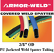 Pneumatic Tubing and Fittings, Pipe and Fittings, Air Hose, Pneumatic Tubing, Armored Jacket Protects Tubing in Welding Environments, Superior Kink-Resistance, High Abrasion-Resistant, UV-Resistant, Oil-Resistant, Flame-Retardant Cover, Resists Hydrolysis, Ozone-Resistant, Connections are Made by Stripping Jacket and Exposing Tubing Core, Resistant Tubing, Spatter Resistant Tubing, Armor-Weld, Tubing, Black Tubing, Green Tubing, Light Blue Tubing, Red Tubing, Yellow Tubing, White Tubing, PU Tubing,