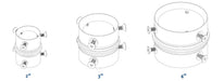 Morrison Brothers Co, 419E, Drop Tube Extender, same size drop tube end-to-end without disrupting the flow of liquid through the drop tubes. 
